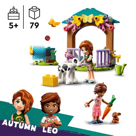 LEGO 42607 Friends Autumn's Baby Cow Shed Building Toy Set