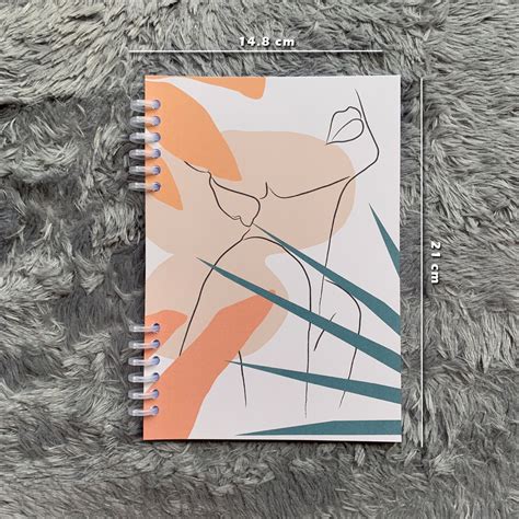 Jual Notebook A Aesthetic Siluet Woman Buku Tulis Besar Notebook