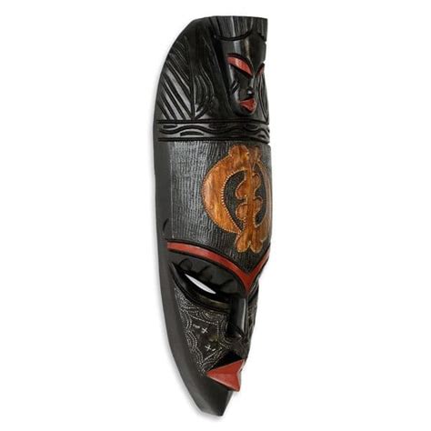 Handmade Sese Wood Gye Nyame Adinkra African Wall Mask Ghana Bed Bath And Beyond 13083258