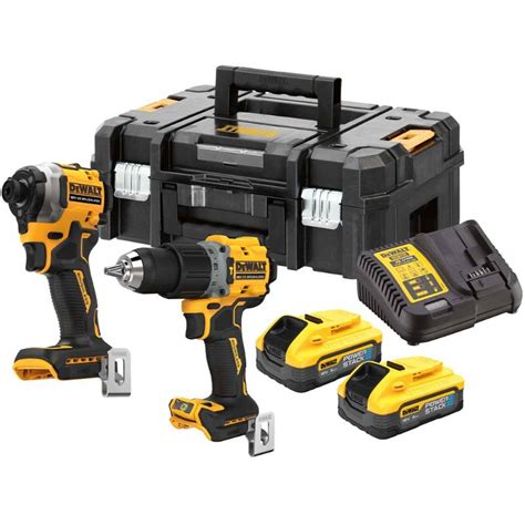 Dewalt Dck2050h2t Gb 18v 5ah Powerstack Brushless Compact Twin Kit Cts Ironmongery