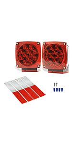 Wellmax Kit De Luces Led De Remolque De V Sumergibles E