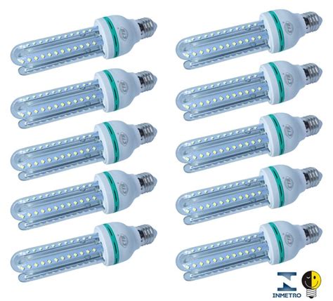 Lâmpada Led Compacta Milho 12w Branco Frio Inmetro Kit 10 MadeiraMadeira