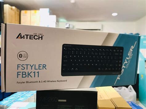 A4Tech FBK11 Bluetooth & 2.4G Wireless Keyboard Grey, Computers & Tech ...