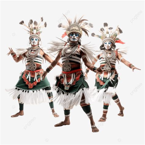 Ethnic Dance Of The Dayak Tribe Of Kalimantan Island Ethnic