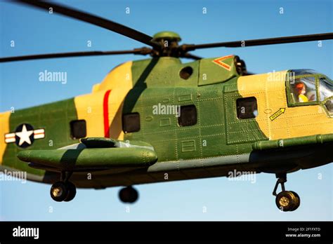 Sikorsky HH-3E Jolly Green Giant model helicopter Stock Photo - Alamy