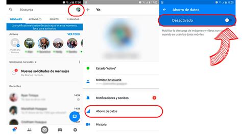 Activar Ahorro De Datos En Facebook Messenger 2023 Adicto Al Androide