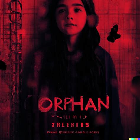 Orphan Movie Poster With Blood Aesthetic Rdalle2