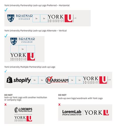 York University Black Logo