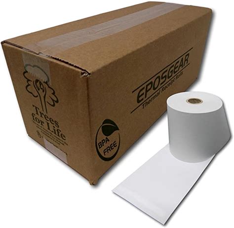 Eposgear Rolls Mm X Mm X Thermal Paper Till Cash Register