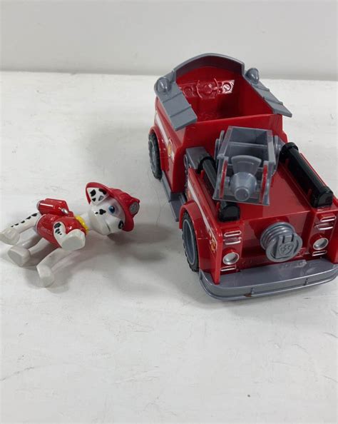 Paw Patrol Fire Engine With Marshall Toy