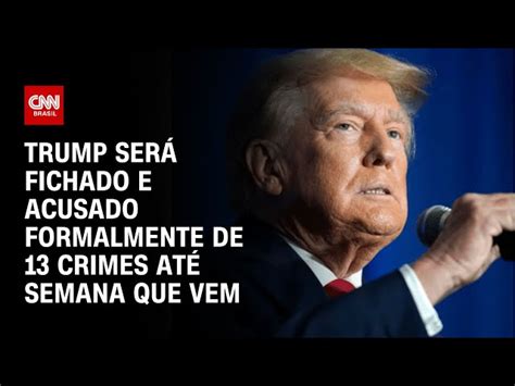 Trump planeja se entregar à polícia nesta quinta feira 24 dizem