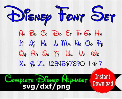 How To Get Disney Font