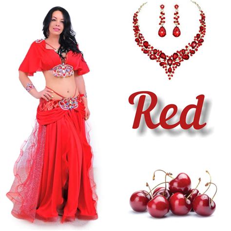 Red Belly Dance Costume Collection By Aida Aida Style