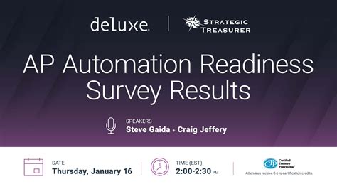 Webinar AP Automation Readiness Survey Results January 16