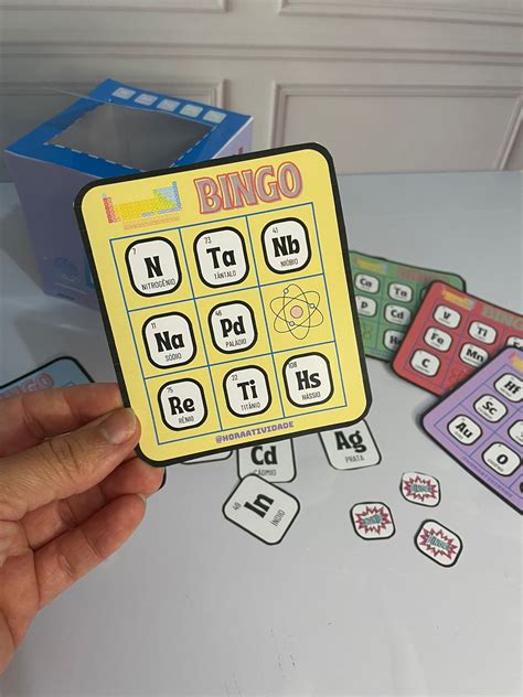 Bingo Tabela Peri Dica Hora Atividade Recursos Pedag Gicos