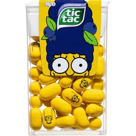 Tic Tac The Simpsons Blueberry Pack 24g Big W