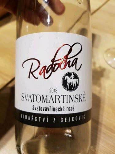 Vinařství Radocha Svatomartinské Svatovavřinecké Rosé Vivino US