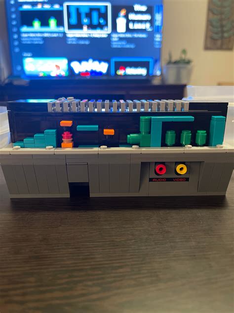 The NES Lego set I’m building has SMB world 1-2 as a hidden Easter egg. : nes