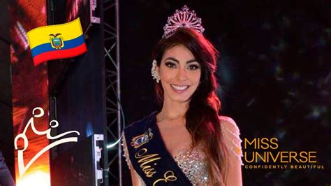 Miss Universe Ecuador 2018 Virginia Limongi Youtube