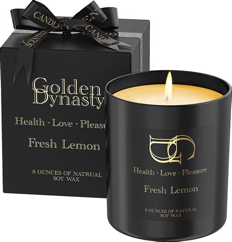 Amazon Goldendynasty Luxury Scented Candle Premium Strong Long