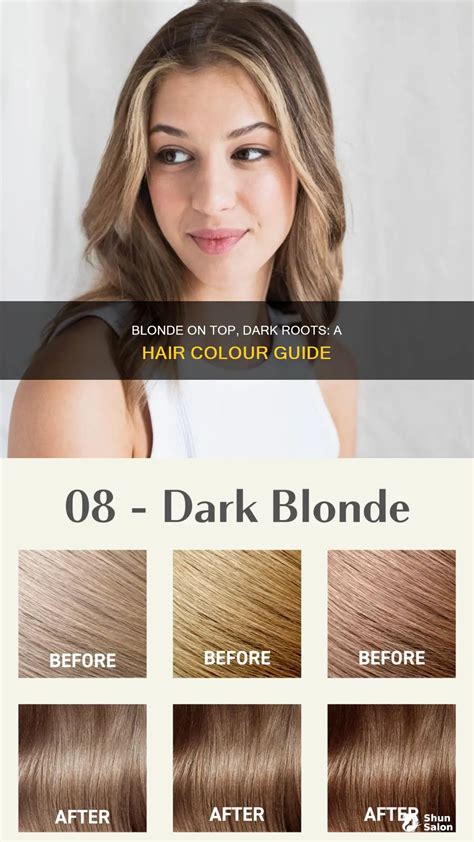 Blonde On Top Dark Roots A Hair Colour Guide ShunSalon