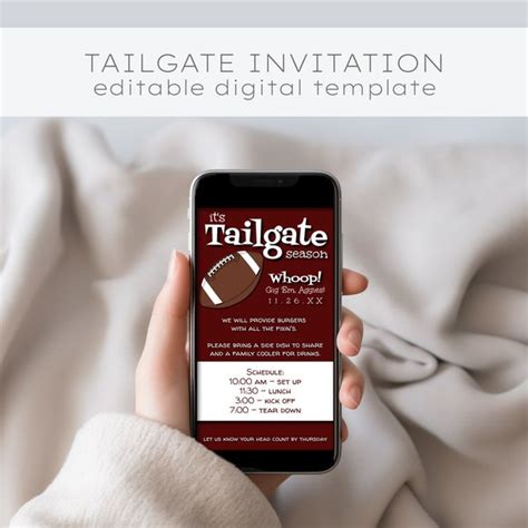 Football Tailgate Etsy