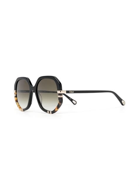 Chloé Eyewear Square Frame Sunglasses Farfetch