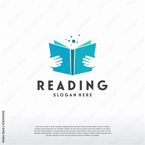 Reading Book logo designs concept vector, Education logo template Stock Vector | Adobe Stock