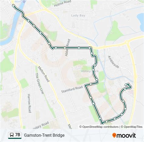 7b Route Schedules Stops And Maps Trent Bridge Updated