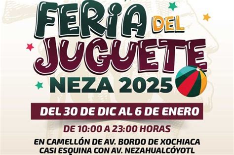 feria del juguete en neza  avisale  los reyes