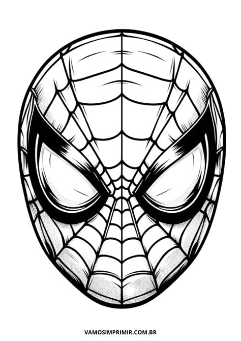 73 Desenhos do Homem Aranha para colorir e imprimir