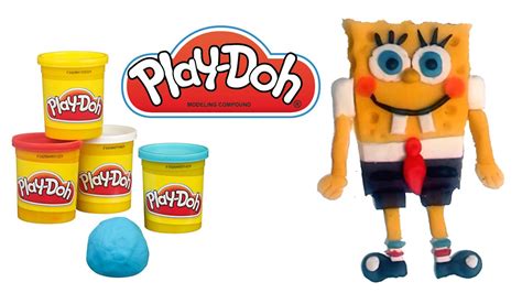 Como Hacer Bob Esponja Plastilina How to make Play doh SpongeBob スポンジ