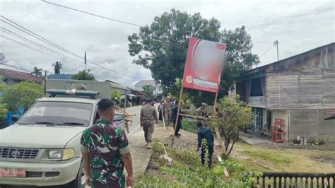 Panwaslih Abdya Tertibkan Baliho Caleg Yang Melanggar Aturan