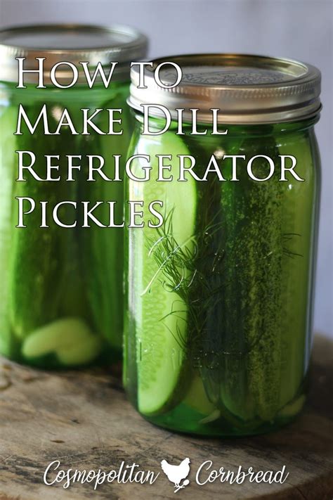 Refrigerator Dill Pickles Artofit