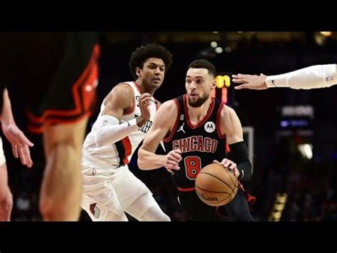 Chicago Bulls Vs Portland Trail Blazers Full Game Highlights March