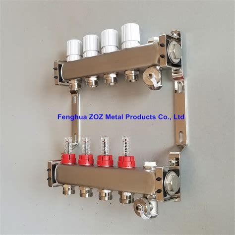 Zz Pex Radiant Floor Heating Stainless Steel Manifold Set