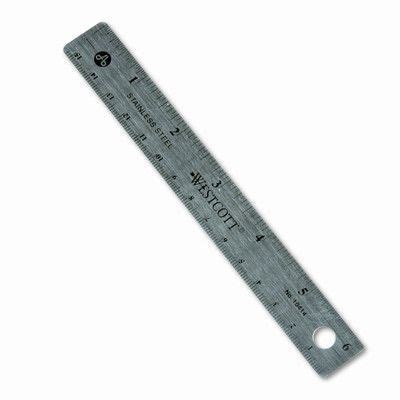 Westcott Stainless Steel Office Ruler Set