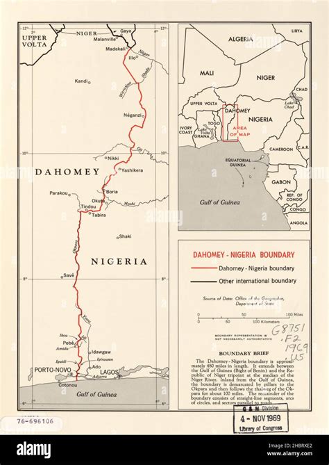 1969 dahomey map hi-res stock photography and images - Alamy