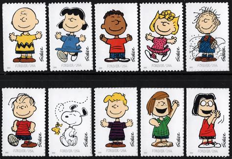 Sc5726a J Forever Charles M Schulz Singles Set Of Ten 2022 Sa