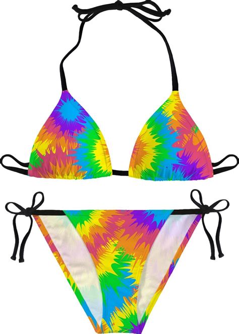 Tie Dye Bikini Water Park Hot Sex Picture