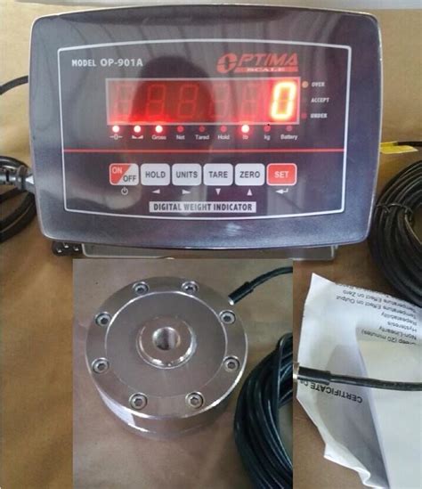 Compression Scale 50000 X 2 Lb With Low Profile Load Cell Ids 672 50k