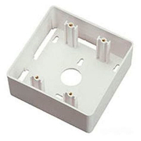 Surface Mounting Box Double Gang White Allen Tel Products Inc