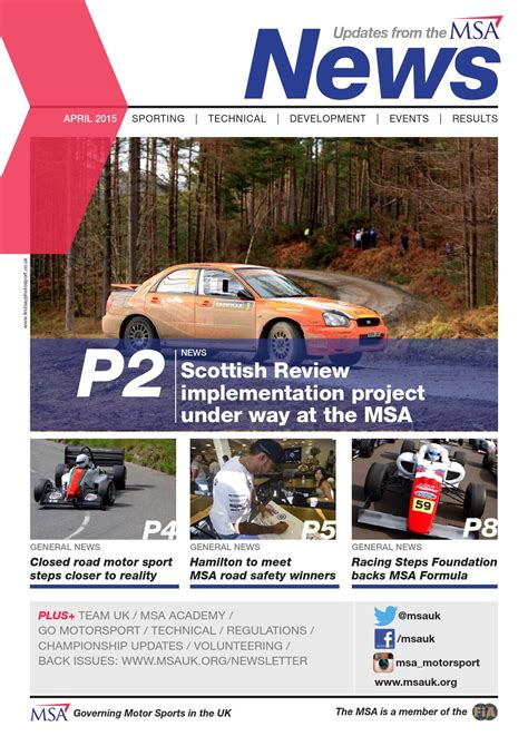 Msa News April 2015 By Motorsport Uk Issuu