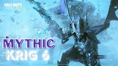 New Mythic Krig Ice Drake Is Here Cod Mobile Youtube