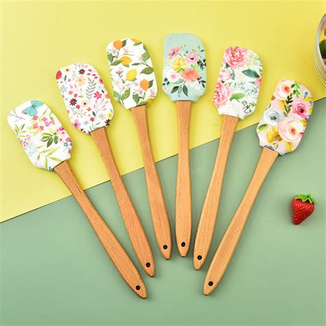 Shenmeida Silicone Spatulas Inch Small Rubber Spatula Seamless One