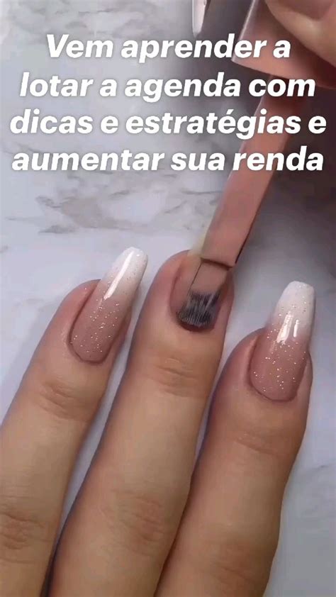 Nail Designer Unhas Mulheres Poder Unhas Alongadas Empreender