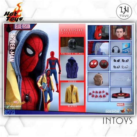 HOT TOYS SPIDER MAN DELUXE VERSION MMS SPIDER MAN HOMECOMING Shopee Thailand