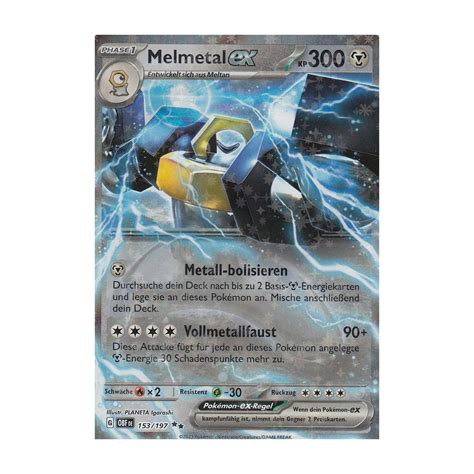 Melmetal Ex Obsidianflammen Pokemon Karte G Nstig Kaufen