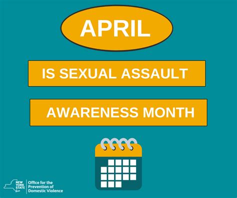 April Is Sexual Assault Awareness Month Office For The Prevention Of