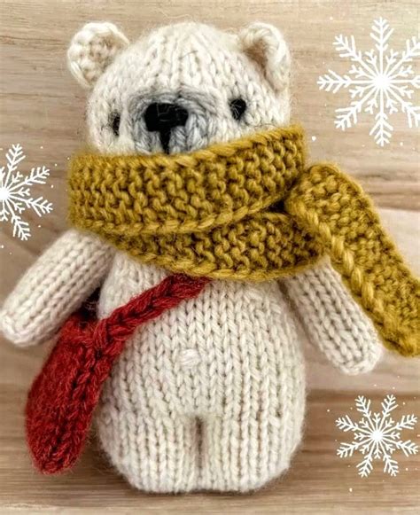 Best 12 Polar bear knitting pattern – Artofit